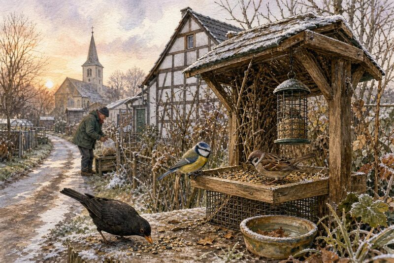 Wildvögel füttern – Richtig füttern im Winter